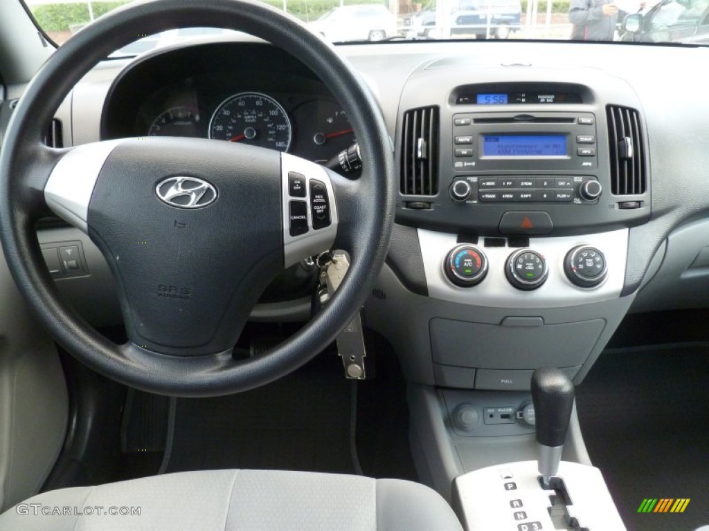 2009 Elantra GLS Sedan - Carbon Gray / Gray photo #12
