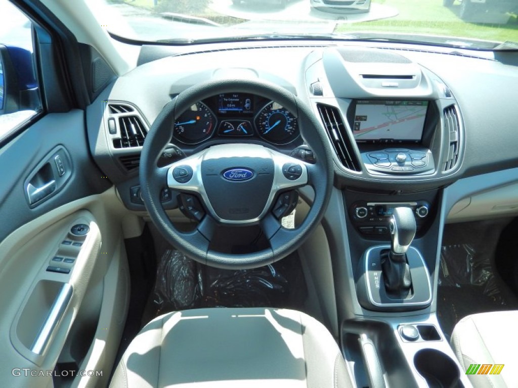 2014 Escape SE 2.0L EcoBoost - Deep Impact Blue / Medium Light Stone photo #8