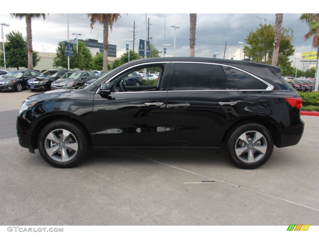 Crystal Black Pearl 2014 Acura MDX Standard MDX Model Exterior Photo #84341597