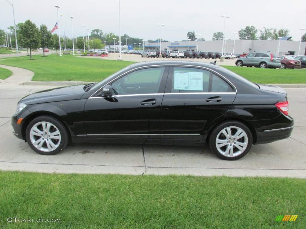 Black 2008 Mercedes-Benz C 300 4Matic Luxury Exterior Photo #84342132