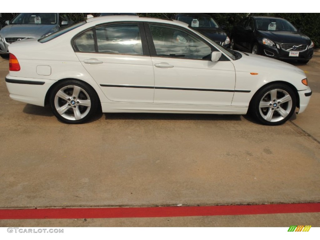 2004 3 Series 325i Sedan - Alpine White / Sand photo #8