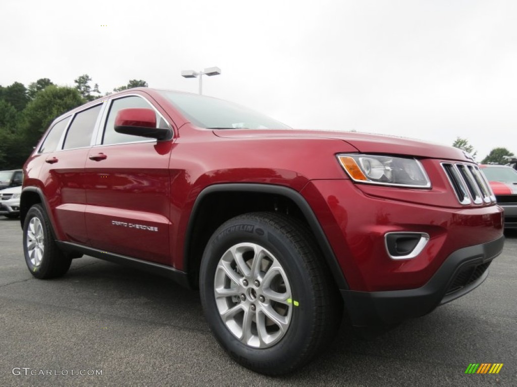 2014 Grand Cherokee Laredo - Deep Cherry Red Crystal Pearl / Morocco Black photo #4