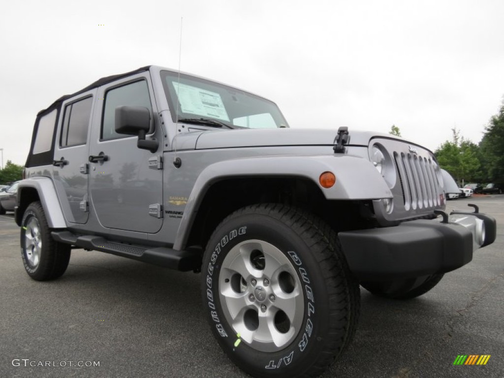 Billet Silver Metallic 2014 Jeep Wrangler Unlimited Sahara 4x4 Exterior Photo #84342600