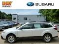 Satin White Pearl - Outback 2.5i Premium Photo No. 1