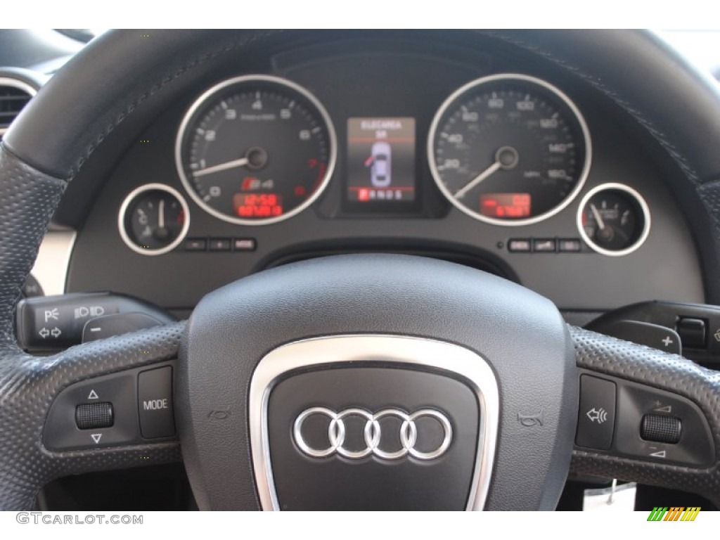 2008 S4 4.2 quattro Cabriolet - Deep Sea Blue Pearl Effect / Black/Silver photo #35