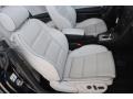 2008 Audi S4 Black/Silver Interior Front Seat Photo