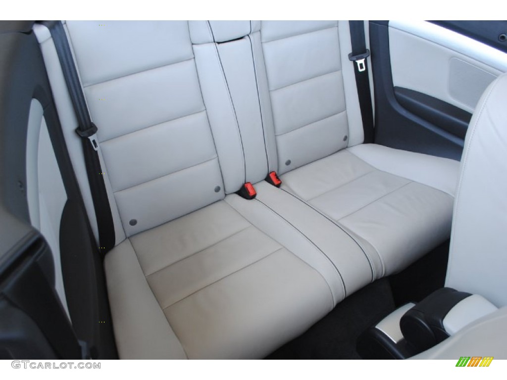 2008 Audi S4 4.2 quattro Cabriolet Rear Seat Photo #84343317
