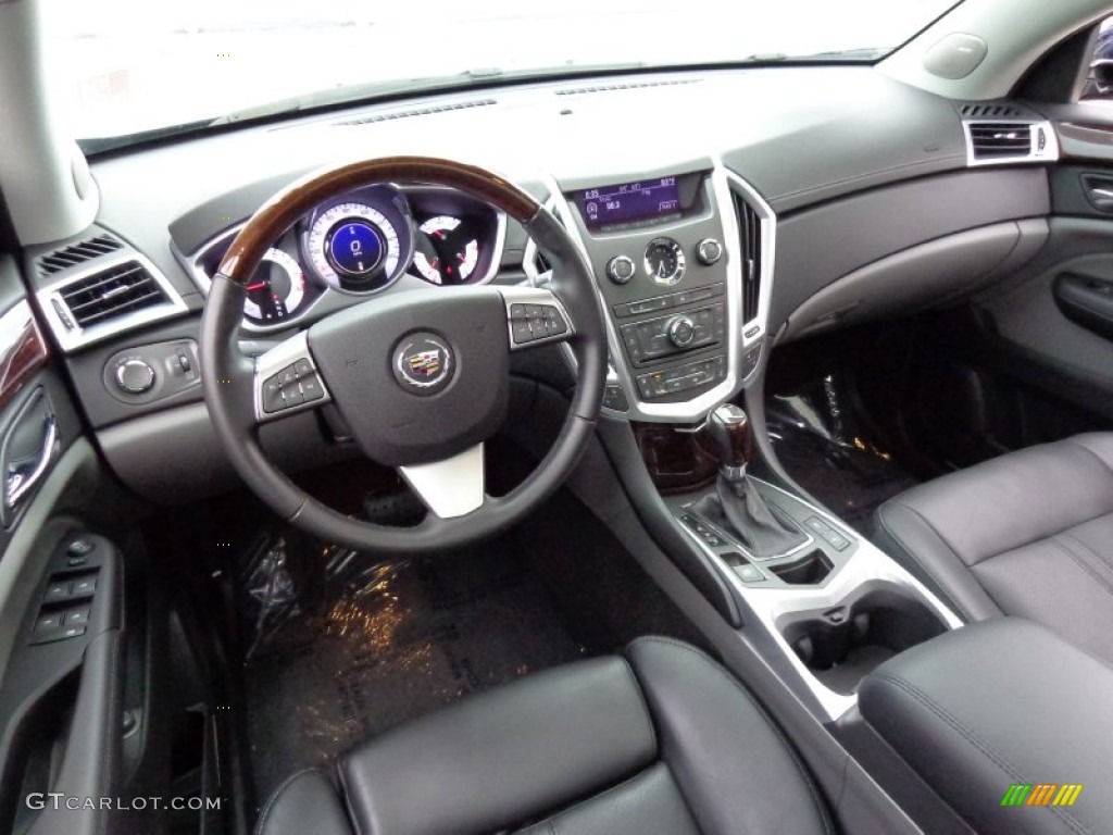 Ebony/Titanium Interior 2010 Cadillac SRX V6 Photo #84343883