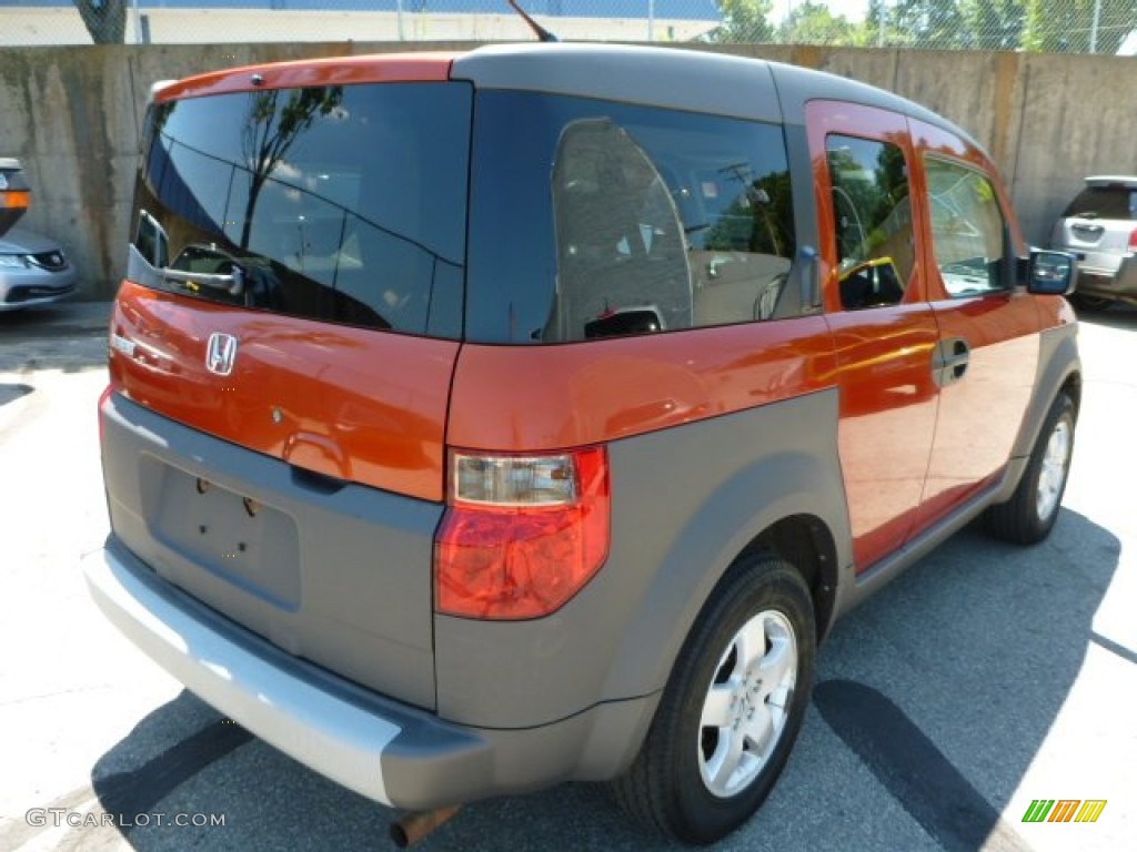 2004 Element EX - Sunset Orange Pearl / Black photo #3