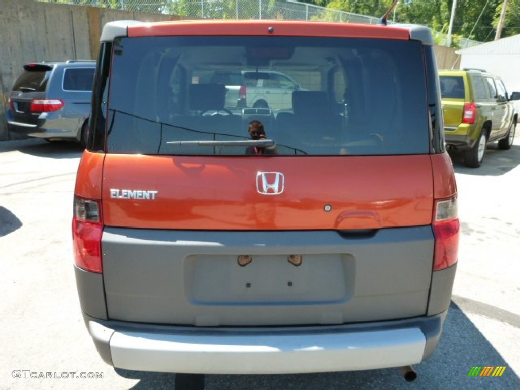 2004 Element EX - Sunset Orange Pearl / Black photo #4