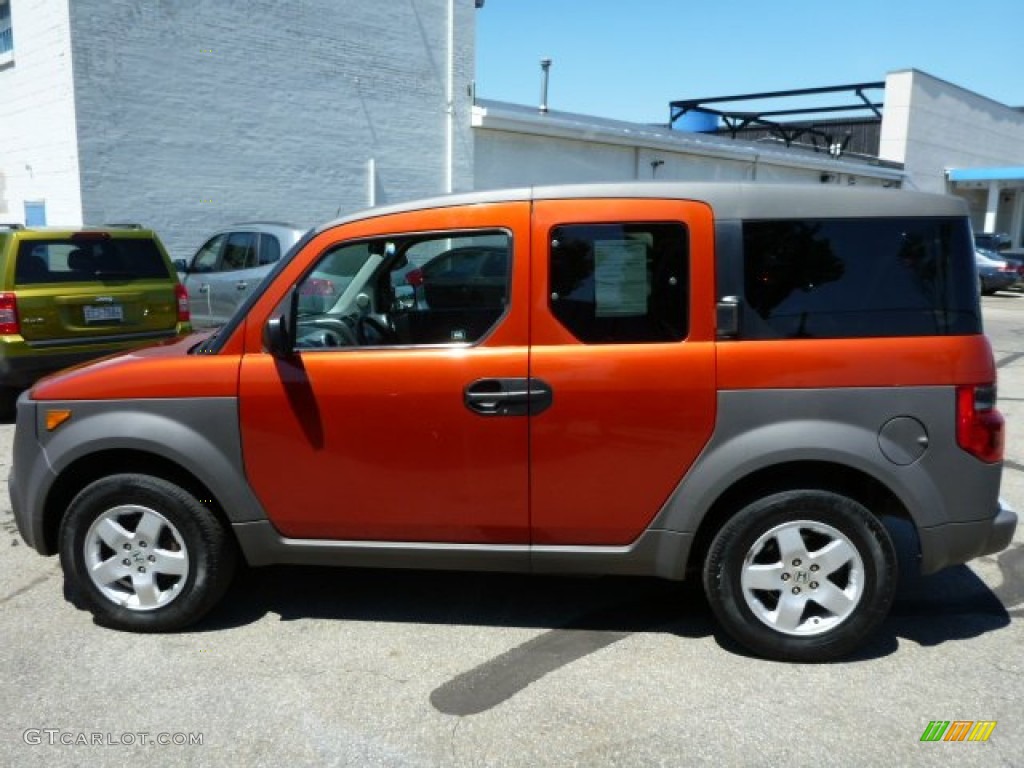 Sunset Orange Pearl 2004 Honda Element EX Exterior Photo #84344325