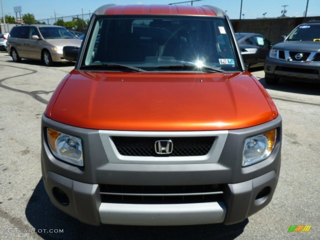 2004 Element EX - Sunset Orange Pearl / Black photo #8