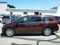 2014 Dark Cherry Pearl Honda Odyssey EX  photo #6