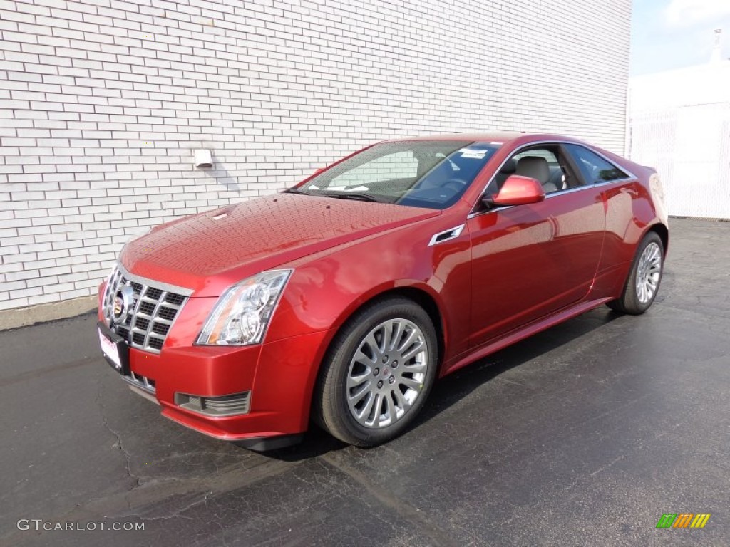 Red Obsession Tintcoat 2014 Cadillac CTS Coupe Exterior Photo #84346374