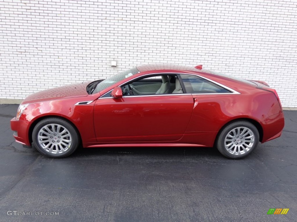 Red Obsession Tintcoat 2014 Cadillac CTS Coupe Exterior Photo #84346530