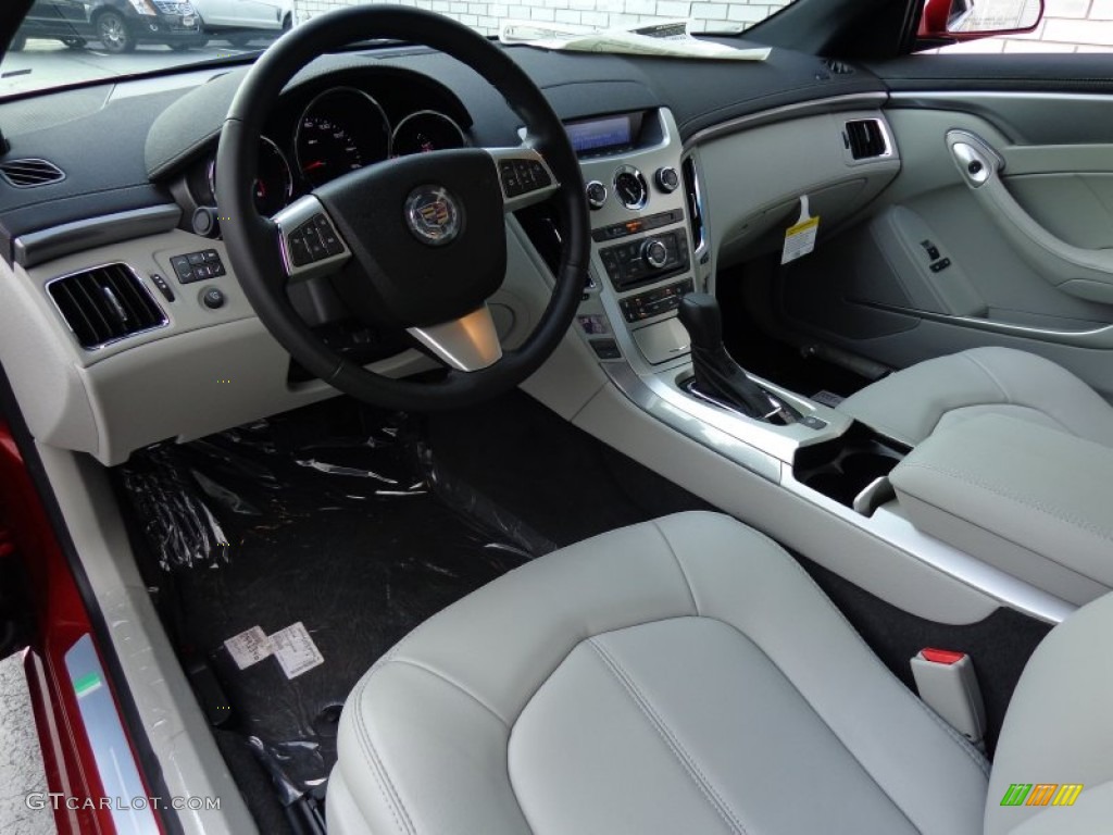Light Titanium/Ebony Interior 2014 Cadillac CTS Coupe Photo #84346596