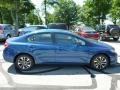 2013 Dyno Blue Pearl Honda Civic EX Sedan  photo #2