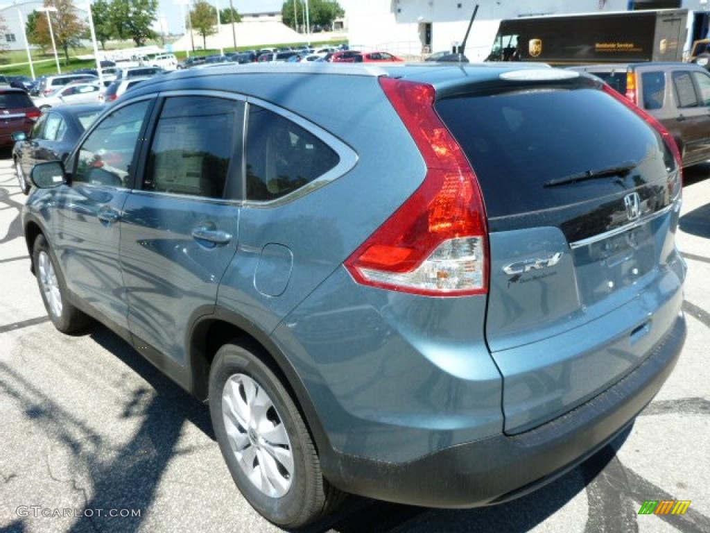 2013 CR-V EX-L AWD - Mountain Air Metallic / Beige photo #5