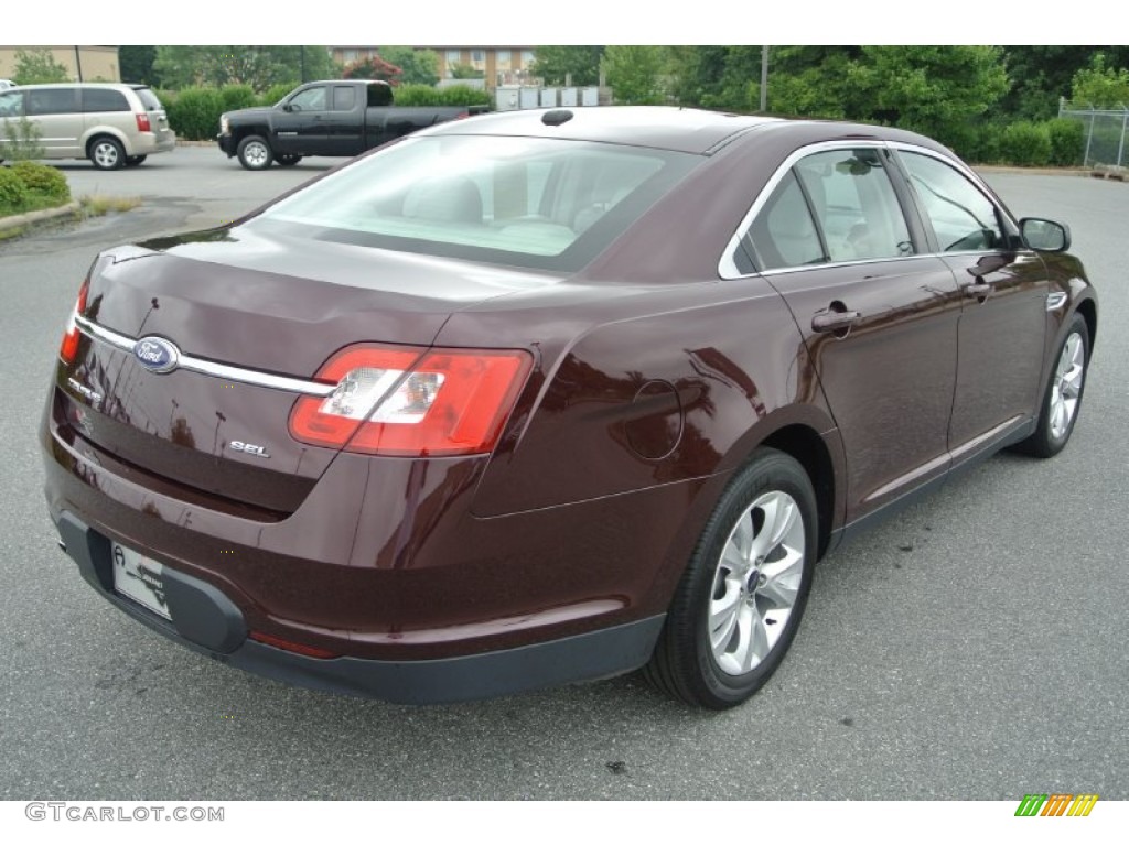 2011 Taurus SEL - Bordeaux Reserve Red / Light Stone photo #4