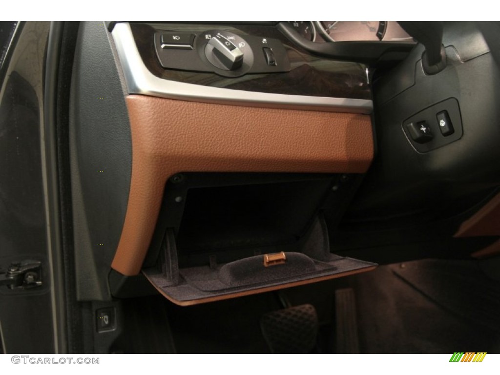 2013 5 Series 528i xDrive Sedan - Dark Graphite Metallic II / Cinnamon Brown photo #6