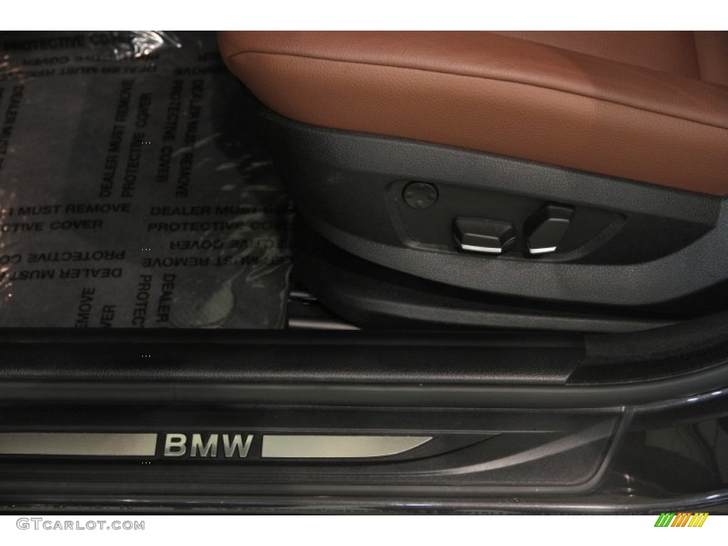 2013 5 Series 528i xDrive Sedan - Dark Graphite Metallic II / Cinnamon Brown photo #7