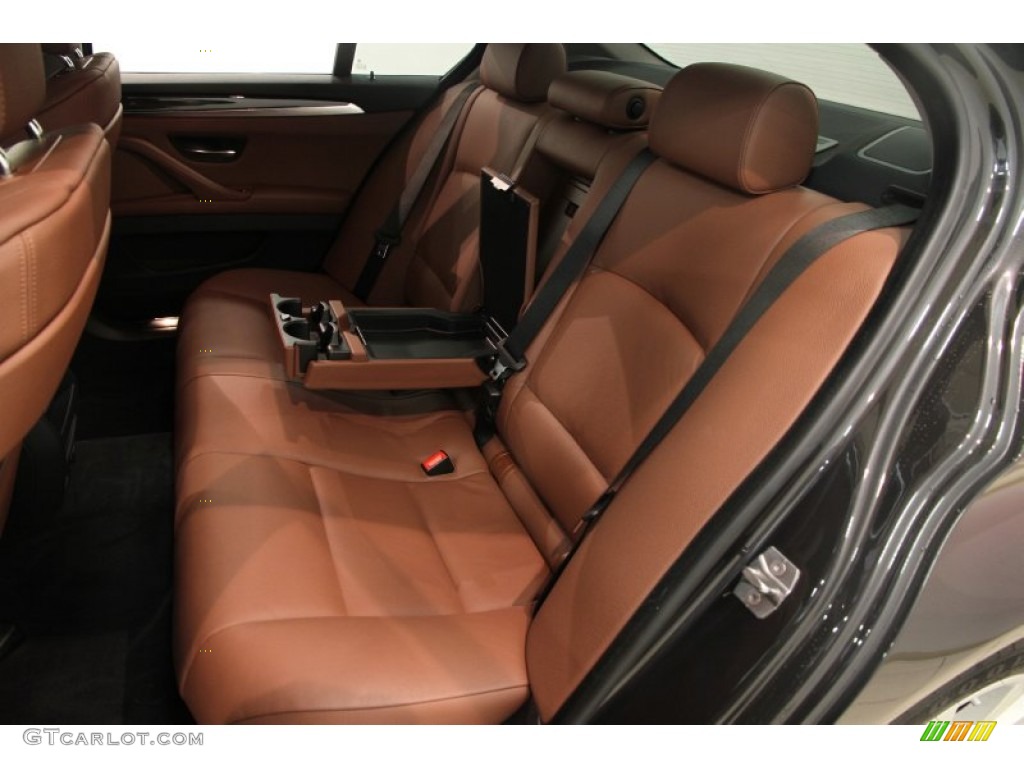 2013 5 Series 528i xDrive Sedan - Dark Graphite Metallic II / Cinnamon Brown photo #41