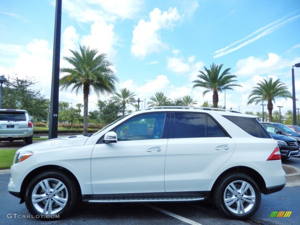 Polar White 2014 Mercedes-Benz ML 350 Exterior Photo #84350583