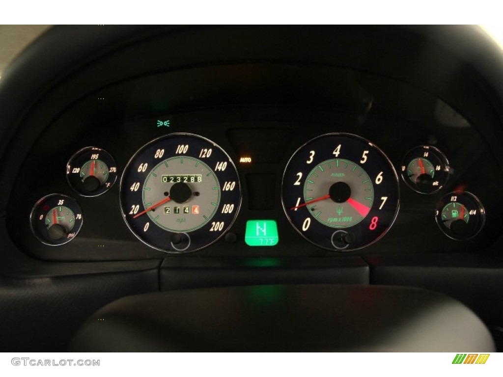 2005 Maserati Coupe Cambiocorsa Gauges Photo #84350661