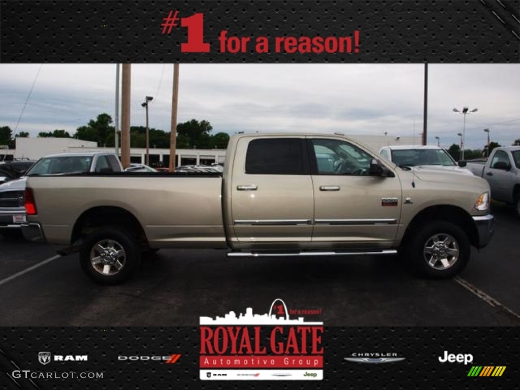 2010 Ram 2500 SLT Crew Cab 4x4 - Light Cream / Dark Slate/Medium Graystone photo #1