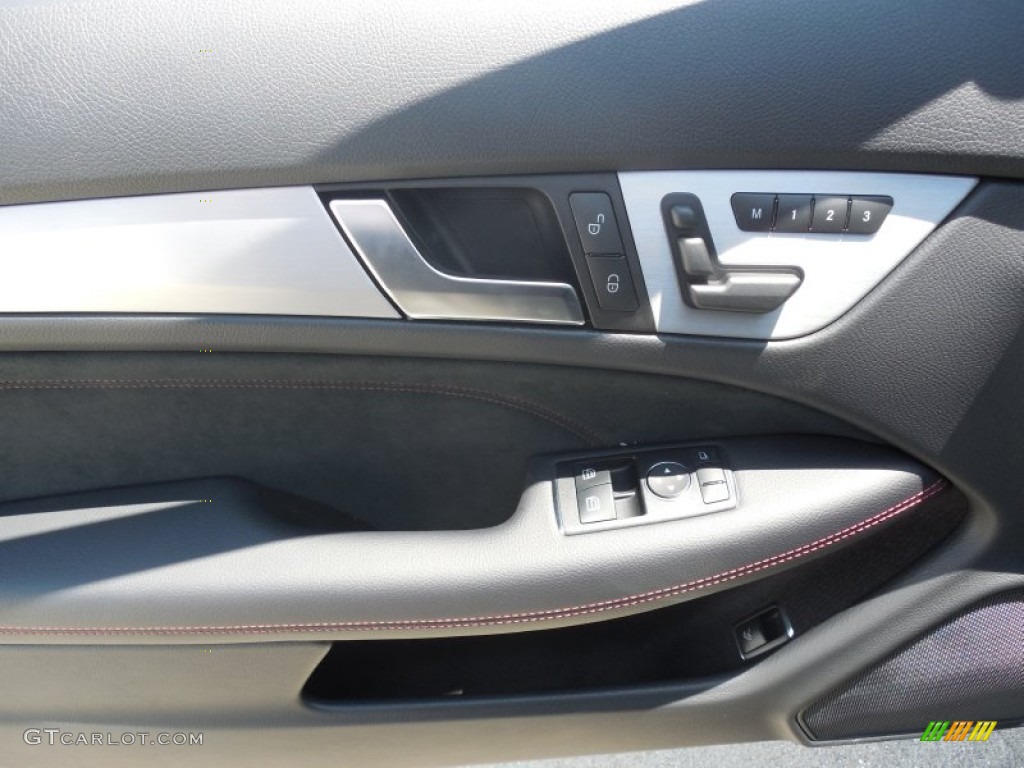 2014 Mercedes-Benz C 350 Coupe Black Door Panel Photo #84353541