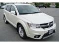 2013 Pearl White Tri Coat Dodge Journey SXT  photo #2