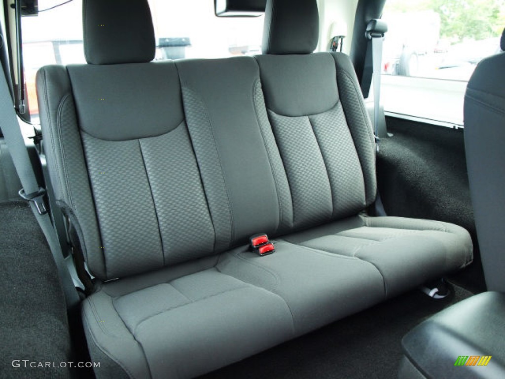 Black Interior 2014 Jeep Wrangler Sport S 4x4 Photo #84353652