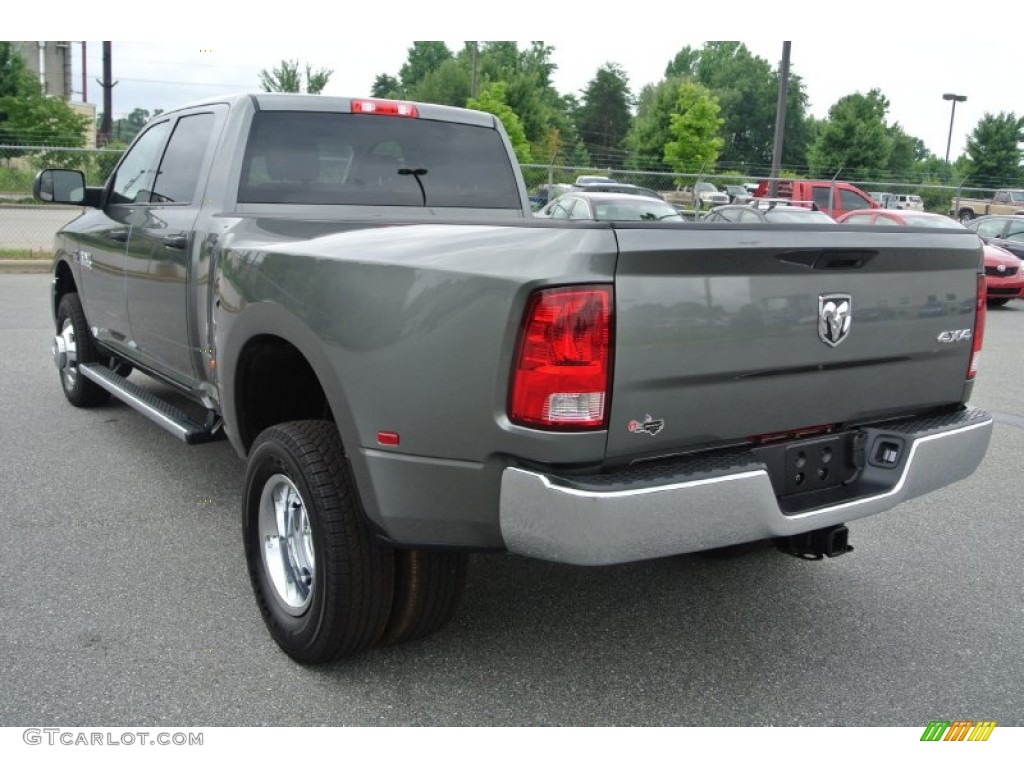 2013 3500 Tradesman Crew Cab 4x4 Dually - Mineral Gray Metallic / Black/Diesel Gray photo #5