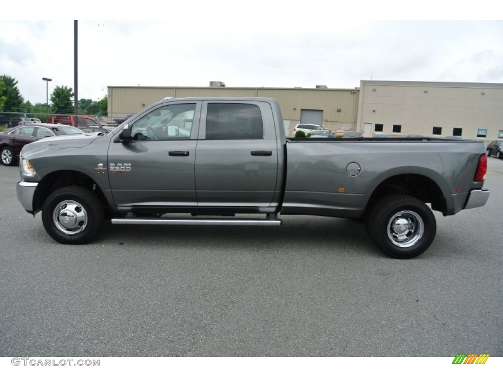 2013 3500 Tradesman Crew Cab 4x4 Dually - Mineral Gray Metallic / Black/Diesel Gray photo #6