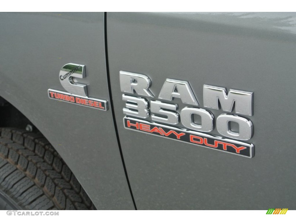 2013 3500 Tradesman Crew Cab 4x4 Dually - Mineral Gray Metallic / Black/Diesel Gray photo #7