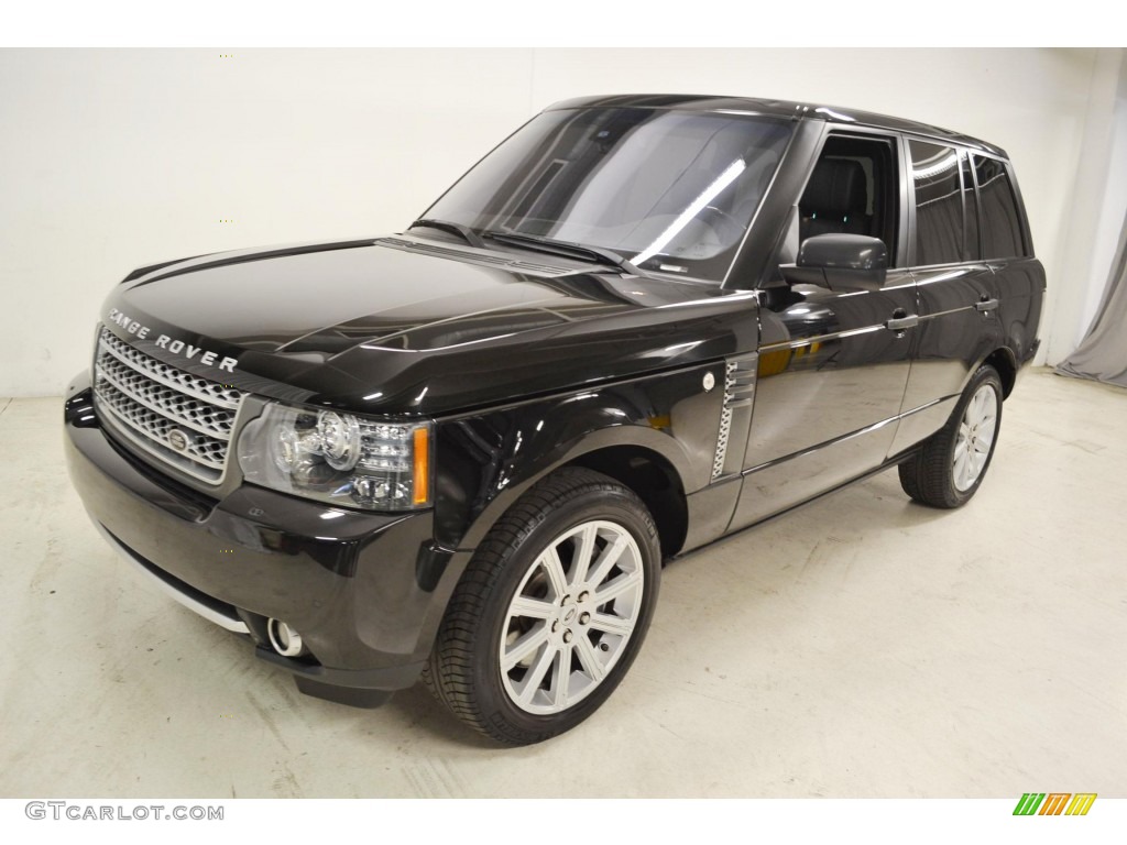 Santorini Black Pearl 2010 Land Rover Range Rover Supercharged Exterior Photo #84354174