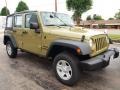 2013 Commando Green Jeep Wrangler Unlimited Sport 4x4  photo #2