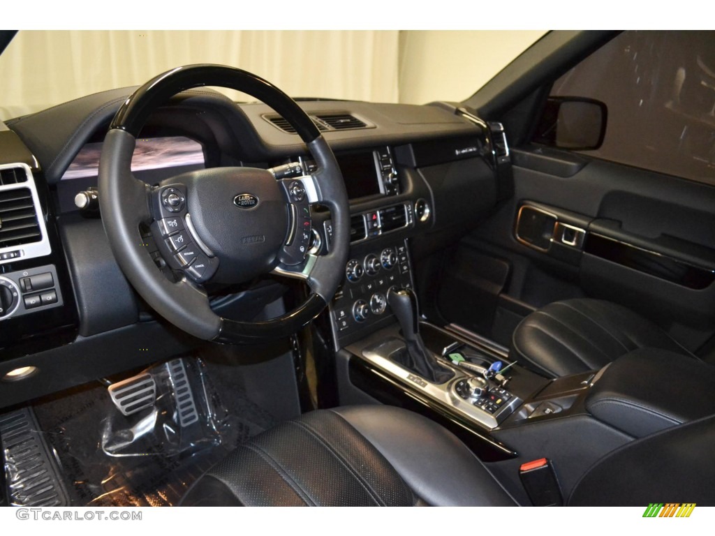 2010 Land Rover Range Rover Supercharged Jet Black Dashboard Photo #84354276