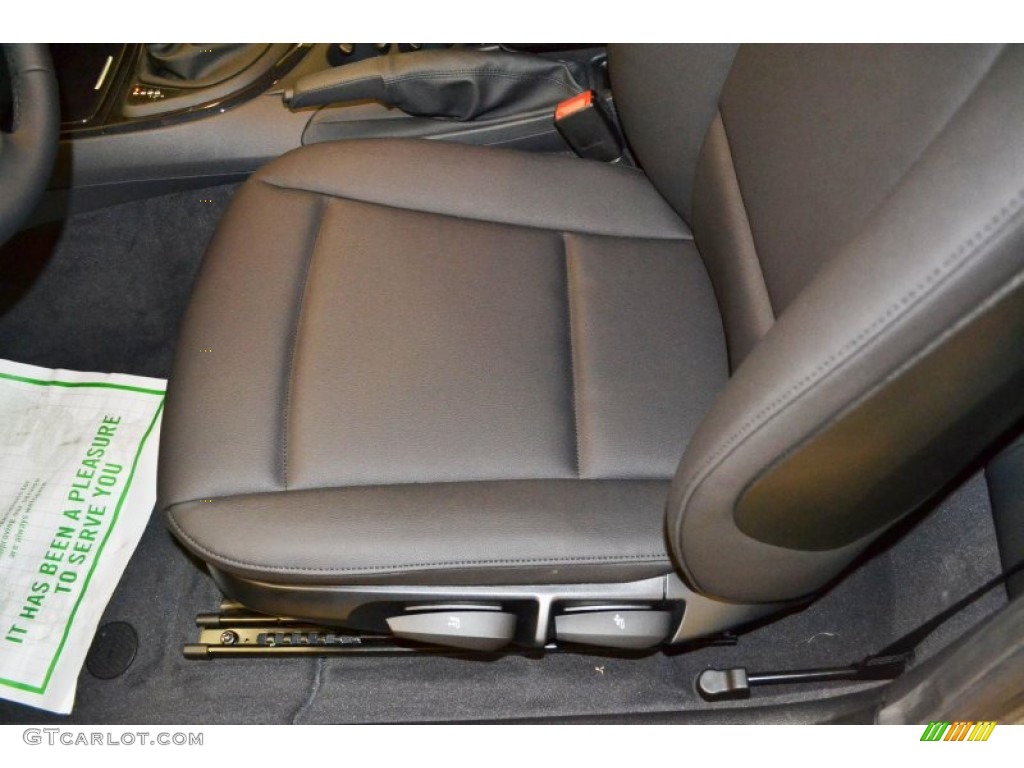 2013 1 Series 128i Coupe - Space Gray Metallic / Black photo #6
