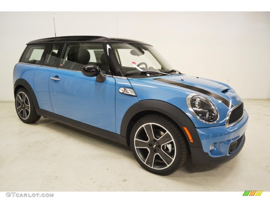 2013 Cooper S Clubman - Kite Blue / Carbon Black photo #2
