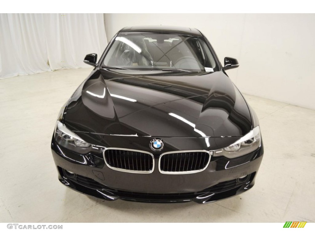 2013 3 Series 328i Sedan - Jet Black / Black photo #4