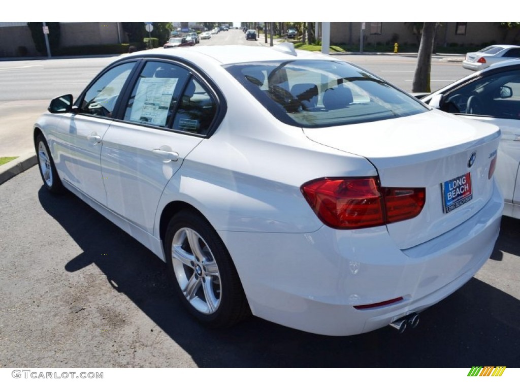 2013 3 Series 328i Sedan - Alpine White / Black photo #4