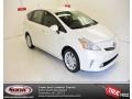 2013 Blizzard White Pearl Toyota Prius v Five Hybrid  photo #1