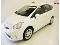 2013 Blizzard White Pearl Toyota Prius v Five Hybrid  photo #3