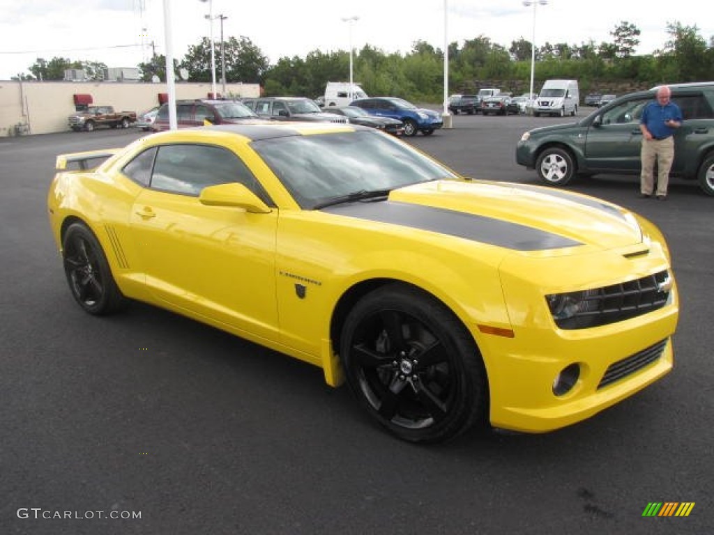 Rally Yellow 2012 Chevrolet Camaro SS Coupe Transformers Special Edition Exterior Photo #84355956