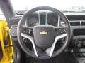 Jet Black 2012 Chevrolet Camaro SS Coupe Transformers Special Edition Steering Wheel