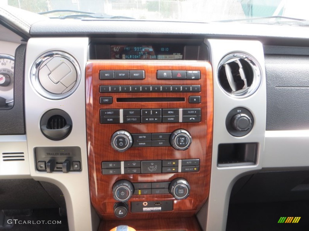 2010 F150 Lariat SuperCrew - Red Candy Metallic / Black photo #35