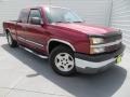 2005 Sport Red Metallic Chevrolet Silverado 1500 LS Extended Cab  photo #2