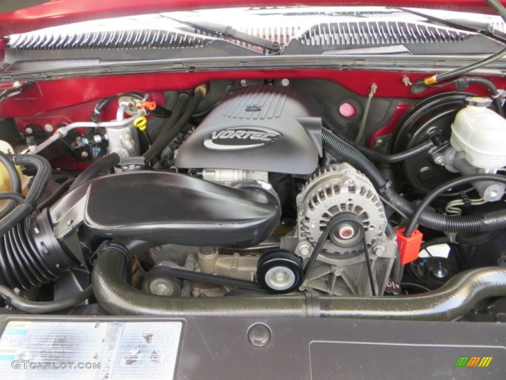 2005 Silverado 1500 LS Extended Cab - Sport Red Metallic / Dark Charcoal photo #22