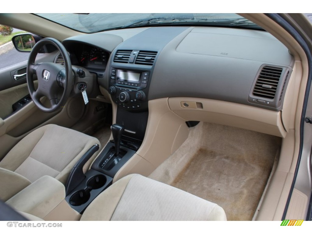 2004 Honda Accord LX Sedan Ivory Dashboard Photo #84356831